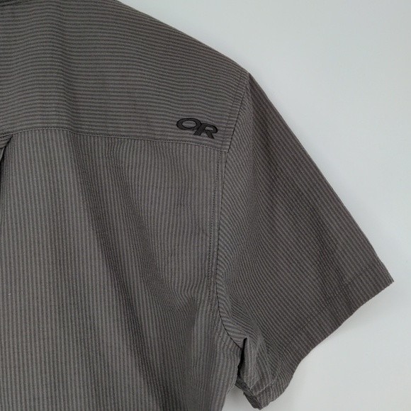 Outdoor Research Men's Shirt Size Medium Button Front Short Sleeve Collared - Picture 13 of 13